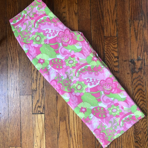 Briggs New York Cropped Floral Pants - Picture 2 of 6